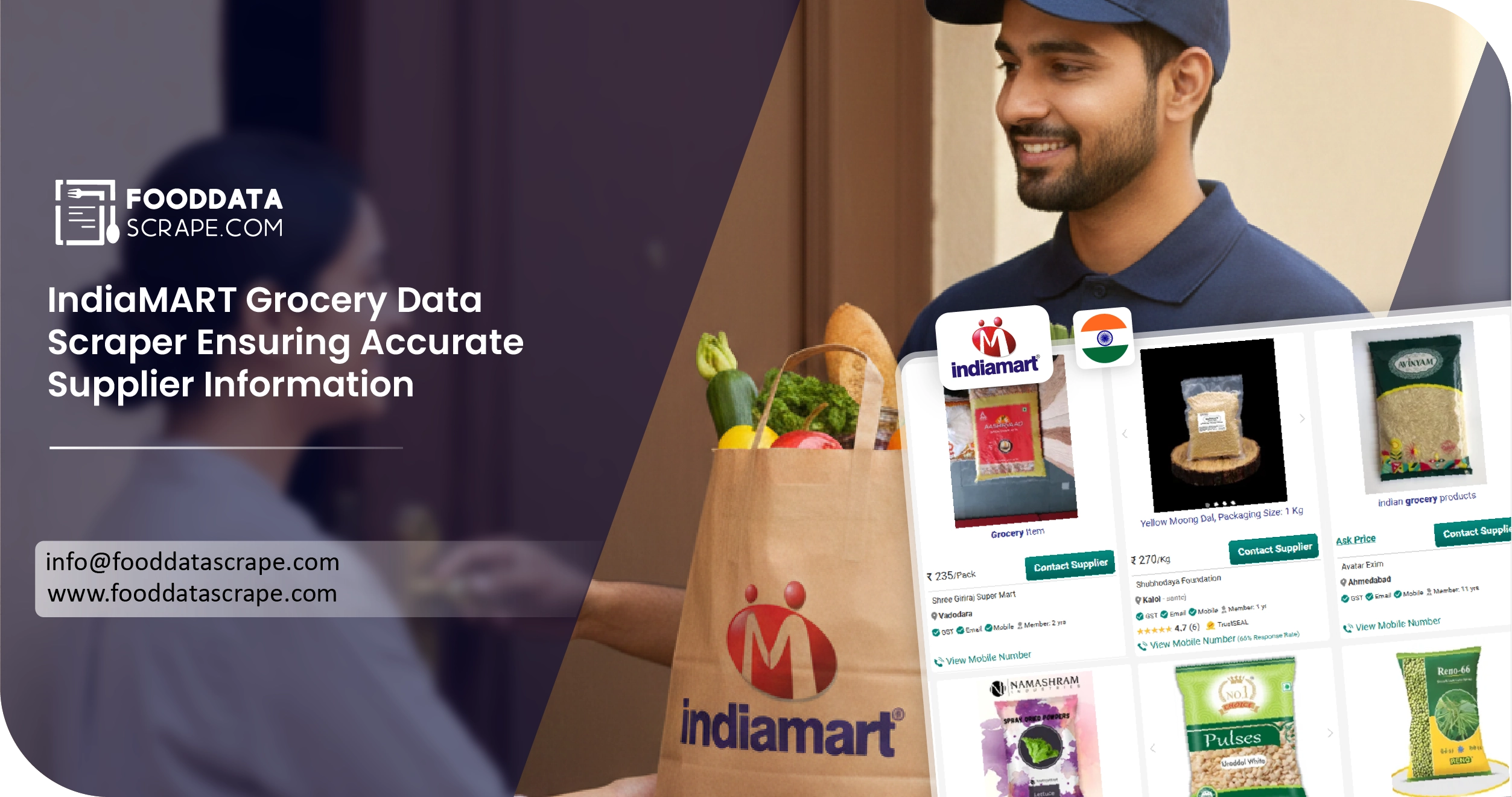 IndiaMART Grocery Data Scraper